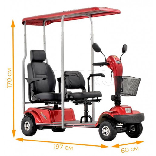 Кресло-коляска скутер MET EXPLORER 900 TANDEM